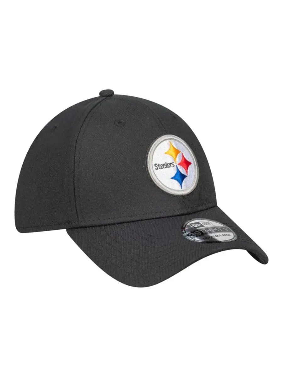 Кепка New Era Pittsburgh Steelers Core Team 39THIRTY Flex — изображение 3 из 4, черный