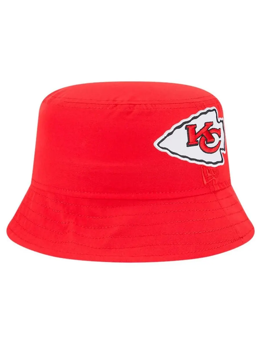New Era Мужская красная панама в виде шлема команды Kansas City Chiefs — изображение 3 из 4, красный