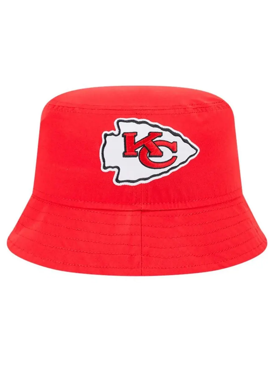 New Era Мужская красная панама в виде шлема команды Kansas City Chiefs — изображение 4 из 4, красный