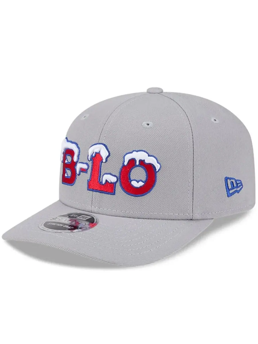 New Era Мужская серая регулируемая кепка Buffalo Bills 2025 Rivalries Collection Fan Pack 9SEVENTY