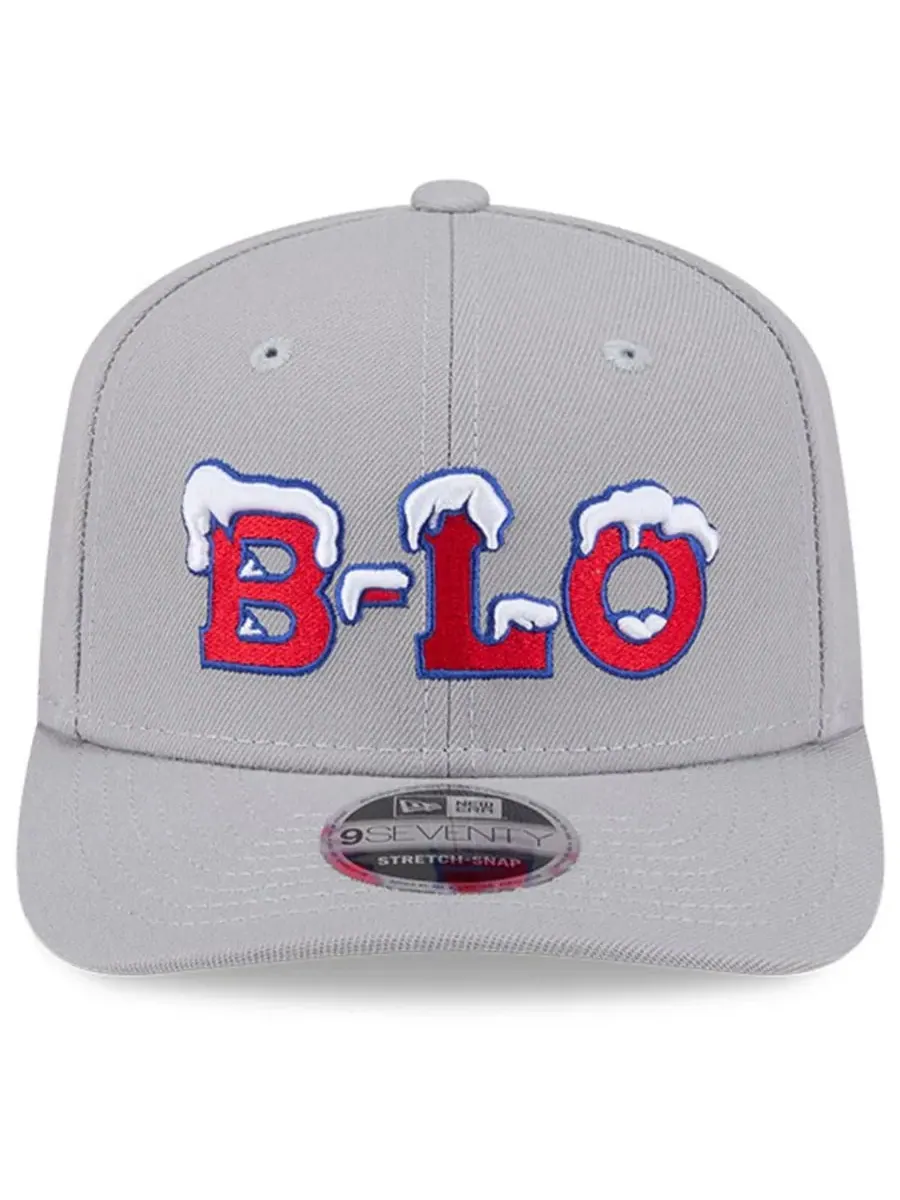 New Era Мужская серая регулируемая кепка Buffalo Bills 2025 Rivalries Collection Fan Pack 9SEVENTY — изображение 2 из 5