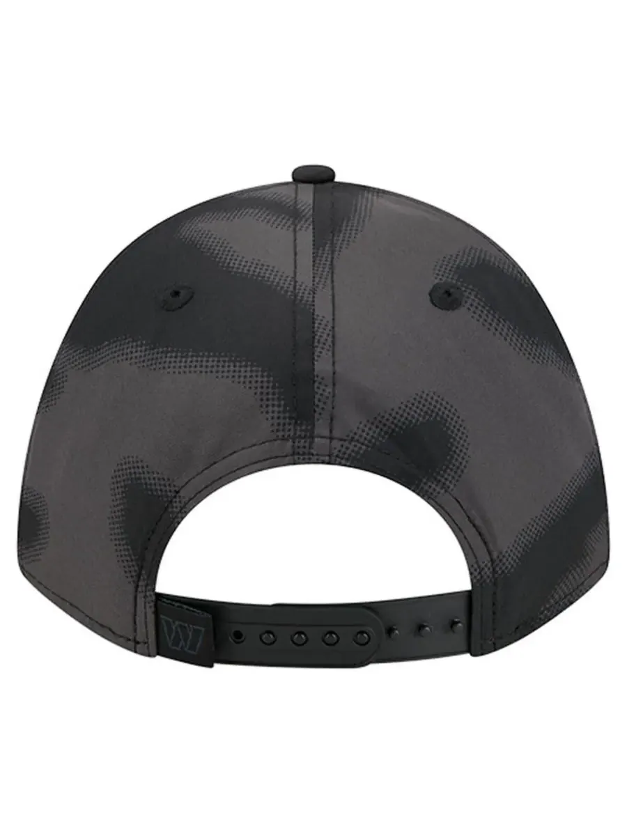 New Era Мужская серая кепка Washington Commanders Halftone Camo 9FORTY — изображение 3 из 5, серый