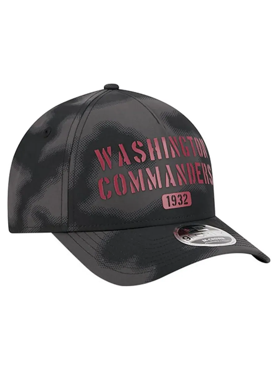 New Era Мужская серая кепка Washington Commanders Halftone Camo 9FORTY — изображение 4 из 5, серый