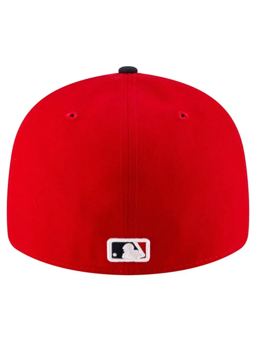New Era Мужская красно-черная бейсболка Cleveland Guardians Authentic Collection On-Field Low — изображение 3 из 5