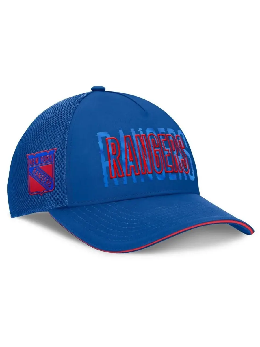 Fanatics Мужская синяя кепка New York Rangers Fundamental Flex