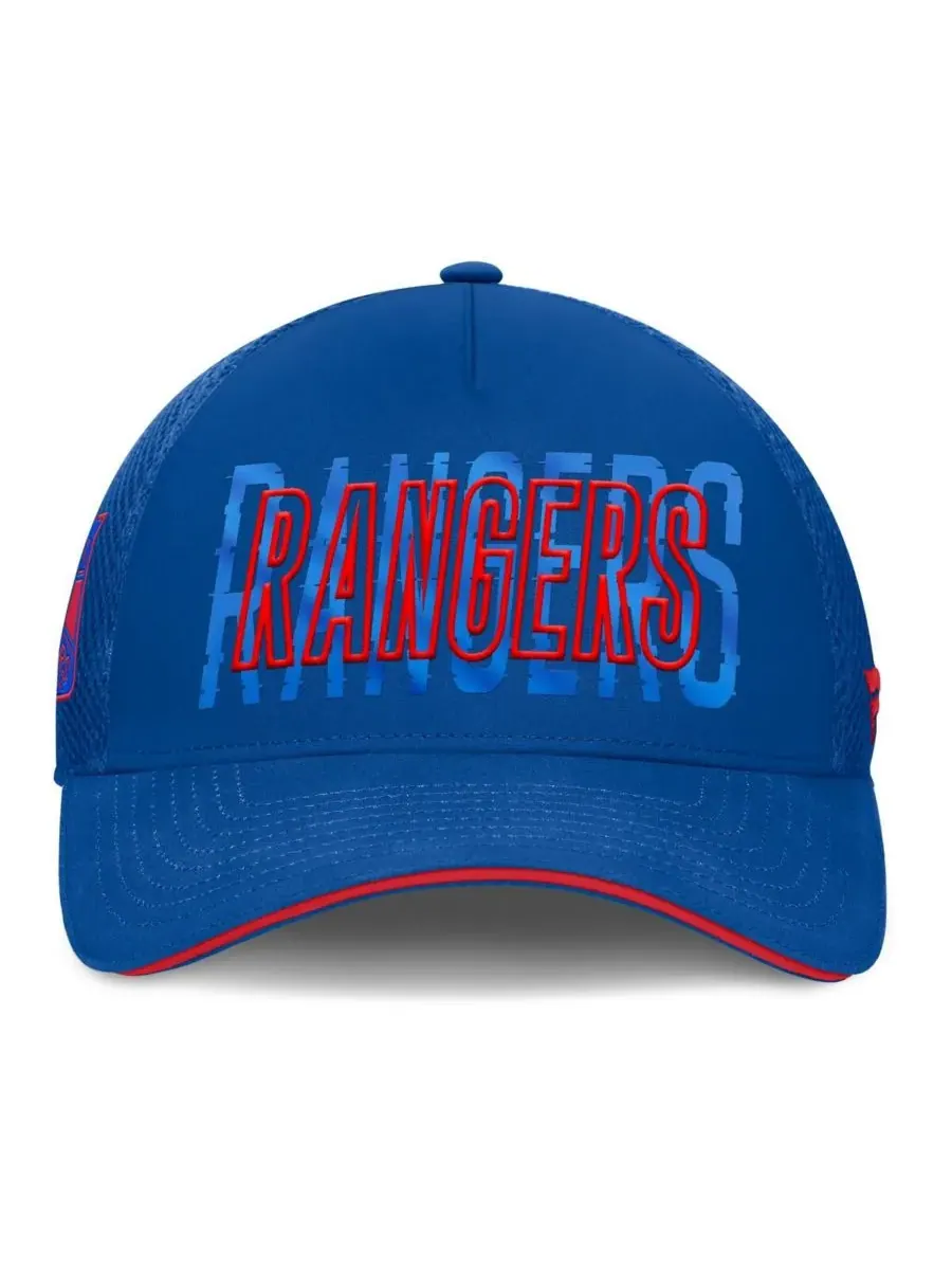 Fanatics Мужская синяя кепка New York Rangers Fundamental Flex — изображение 2 из 4, синий