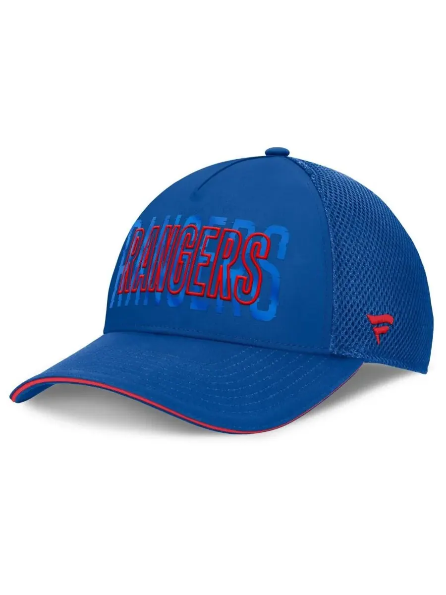 Fanatics Мужская синяя кепка New York Rangers Fundamental Flex — изображение 3 из 4, синий