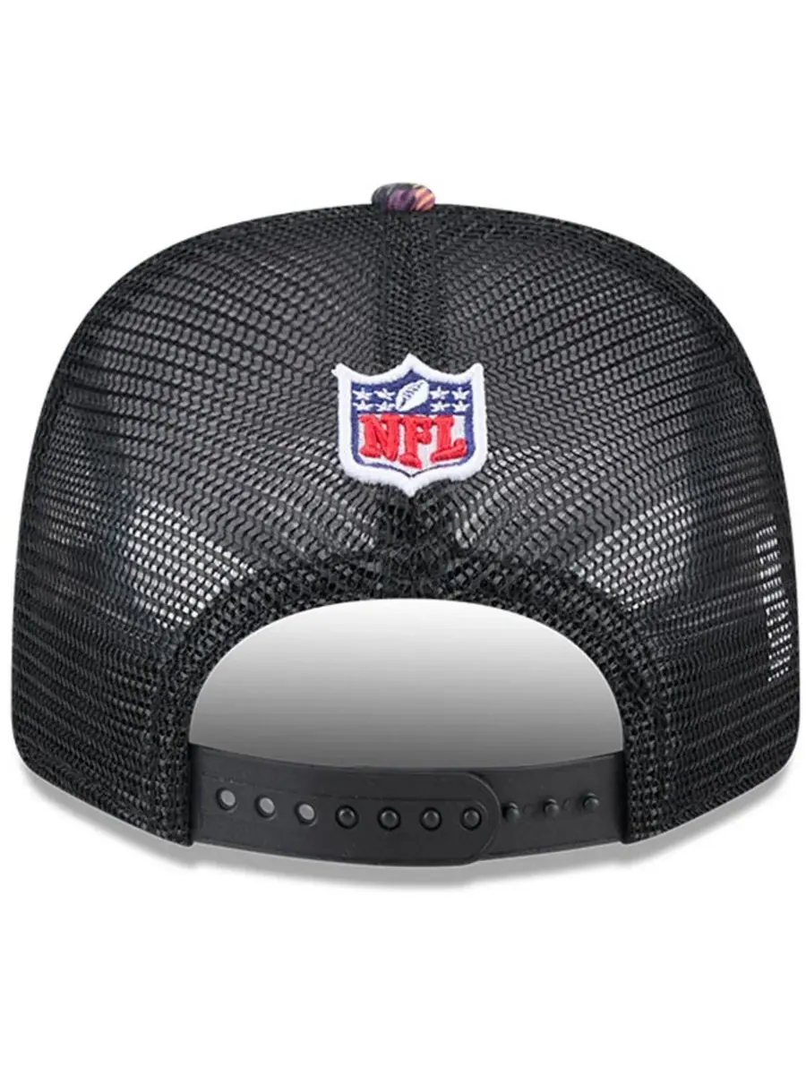 New Era Мужская черная кепка-тракер Cleveland Browns 2024 NFL Crucial Catch Plaid 9SEVENTY с — изображение 4 из 4, черный