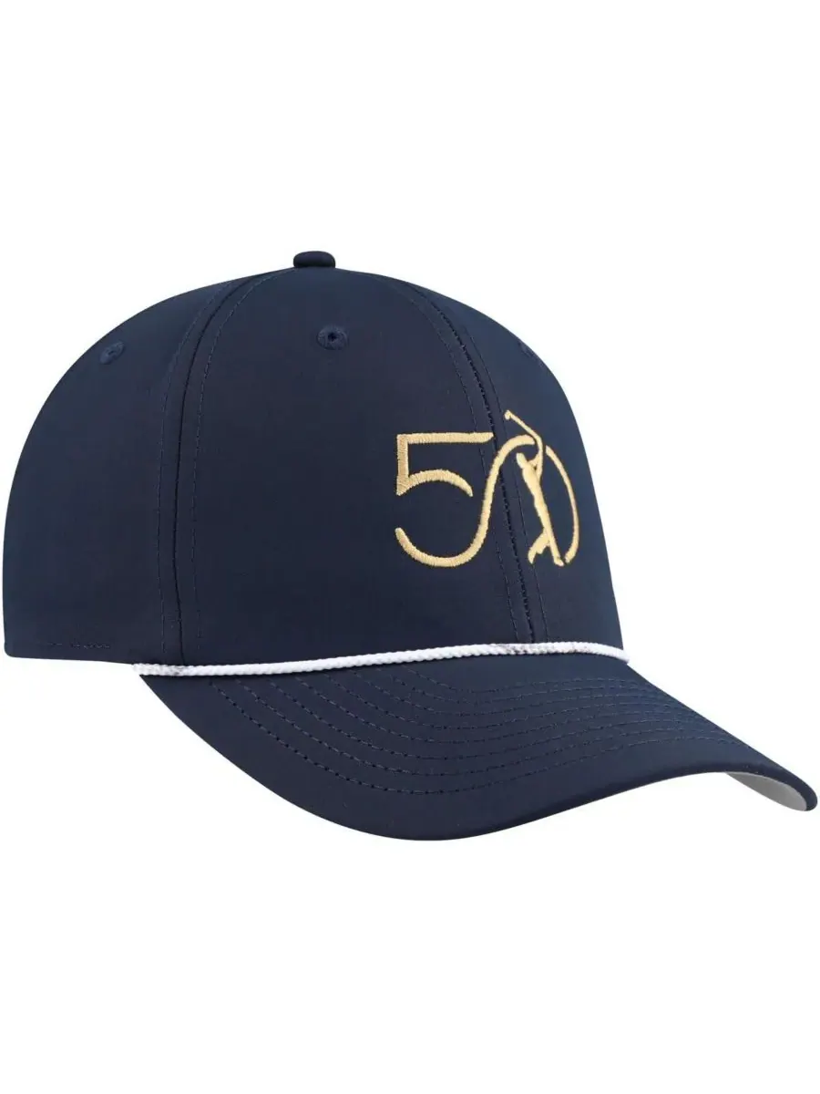 Imperial Мужская темно-синяя кепка The Players 50th Anniversary The Wingman Rope Adjustable Hat — синий