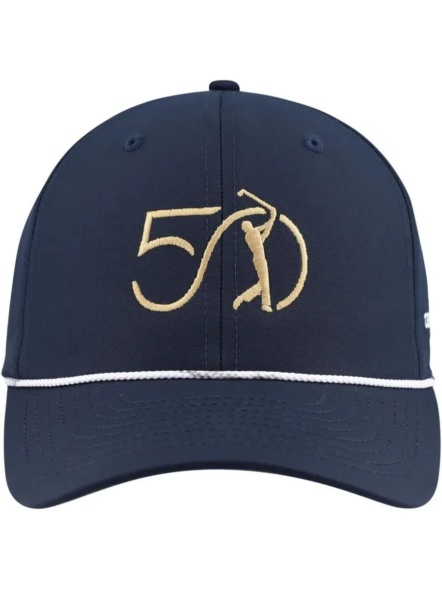 Imperial Мужская темно-синяя кепка The Players 50th Anniversary The Wingman Rope Adjustable Hat — изображение 2 из 3