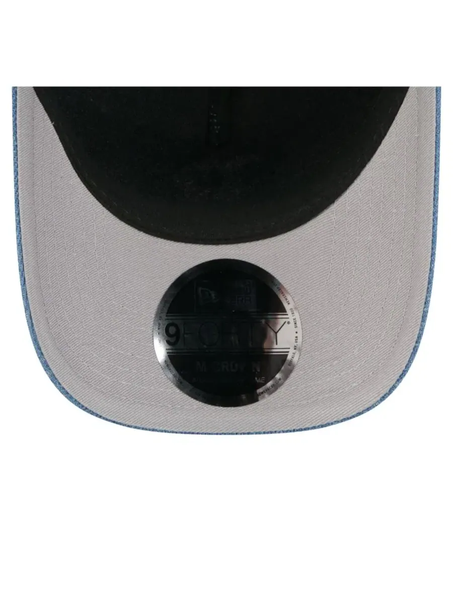 Кепка New Era 9FORTY A-Frame с вышивкой Boston Red Sox — изображение 2 из 5, джинсовый синий