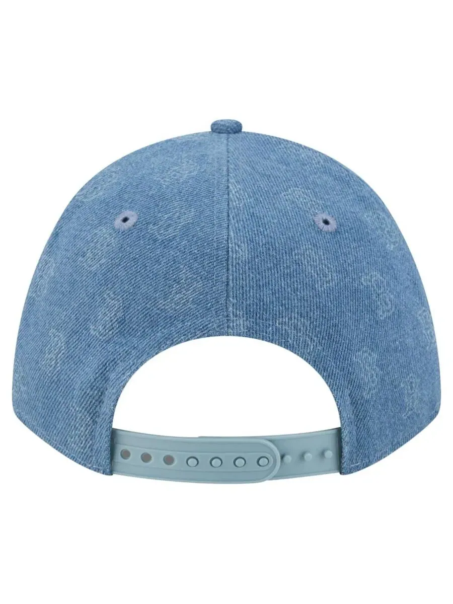 Кепка New Era 9FORTY A-Frame с вышивкой Boston Red Sox — изображение 3 из 5, джинсовый синий