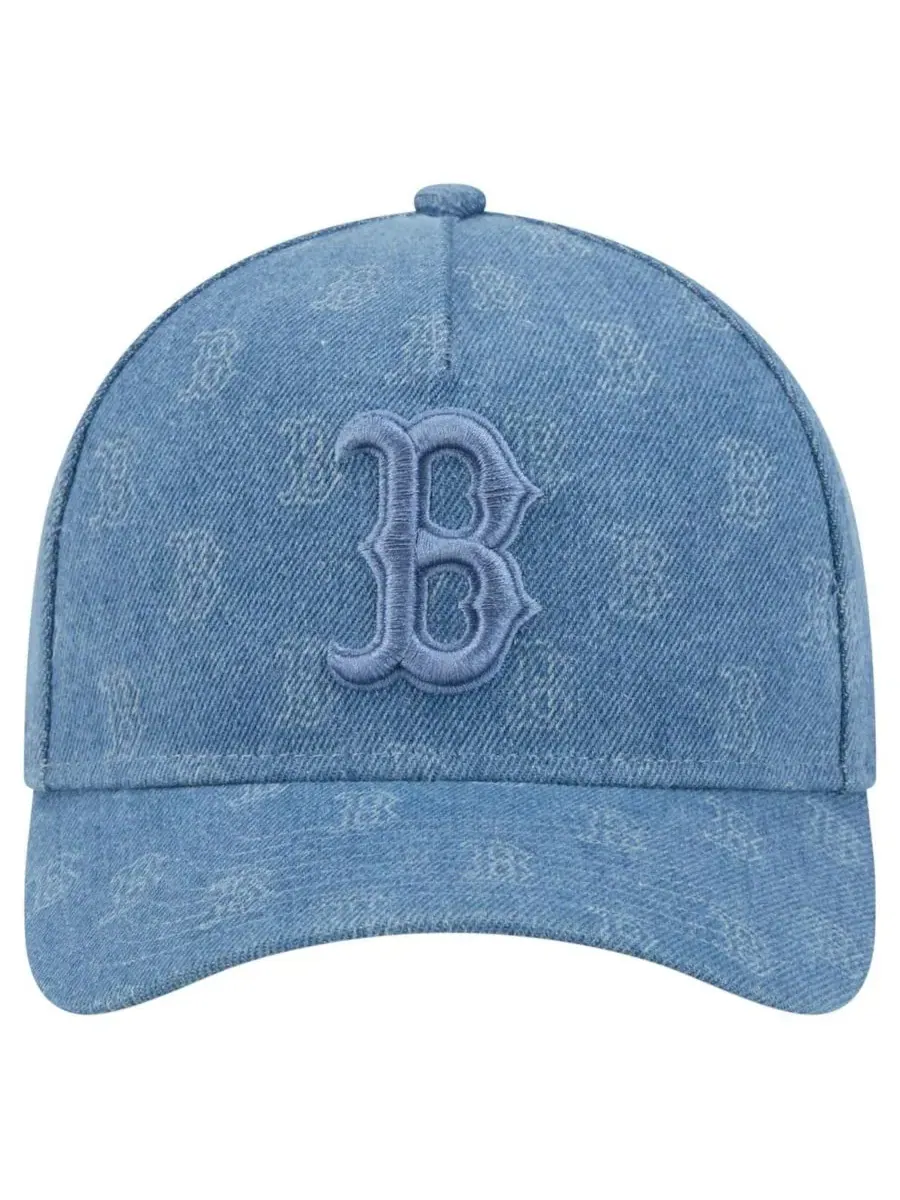 Кепка New Era 9FORTY A-Frame с вышивкой Boston Red Sox — изображение 5 из 5, джинсовый синий