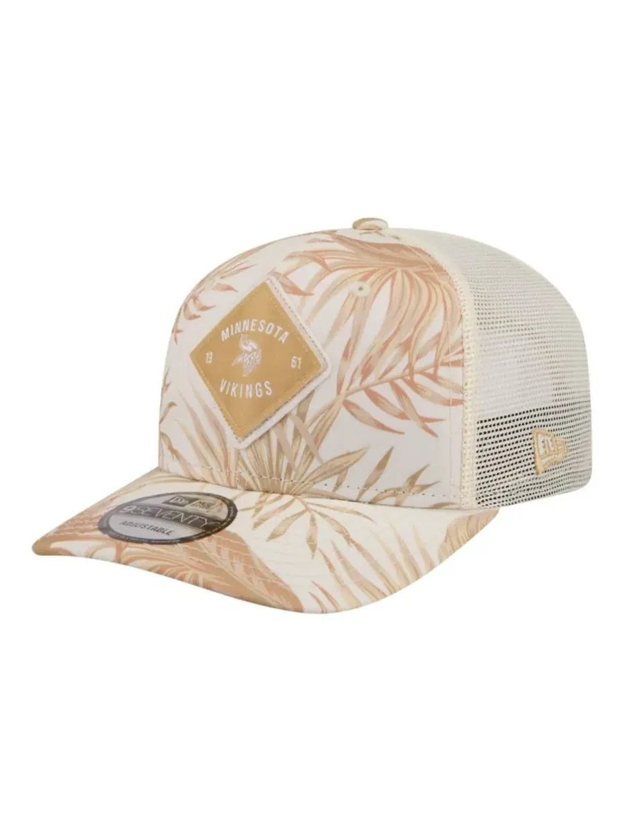 Бейсболка-тракер New Era Minnesota Vikings Tonal Palm 9SEVENTY