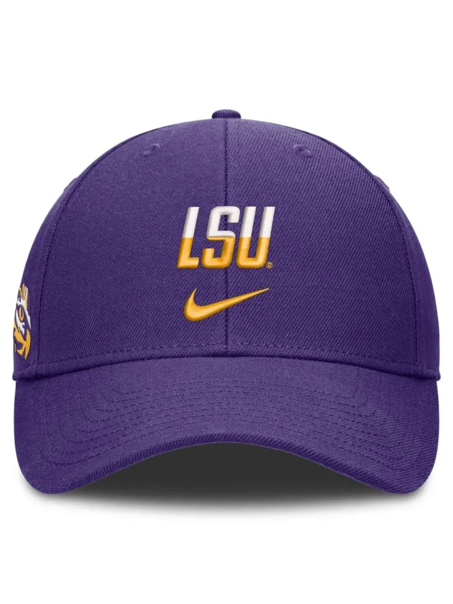 Кепка с вышивкой LSU Tigers Nike — изображение 2 из 4, фиолетовый
