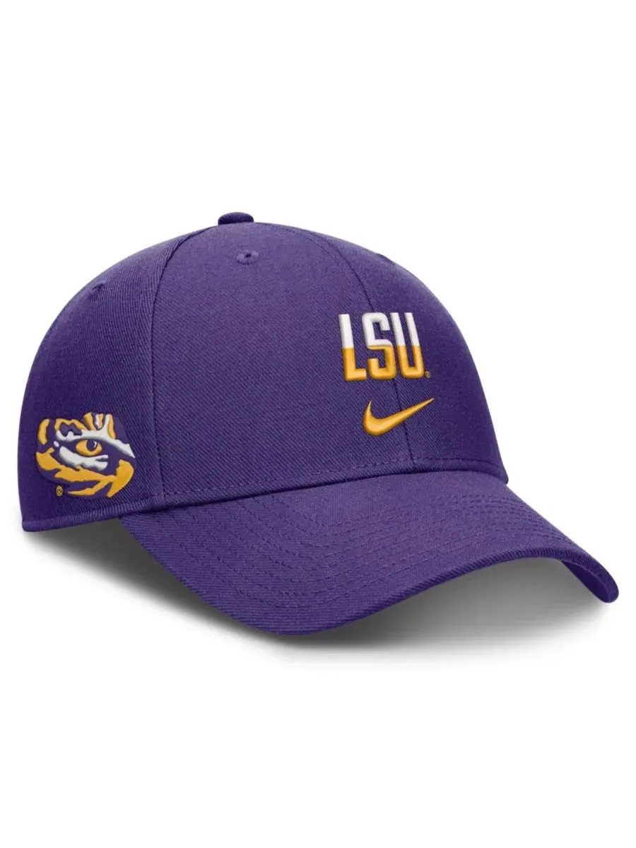 Кепка с вышивкой LSU Tigers Nike — изображение 3 из 4, фиолетовый