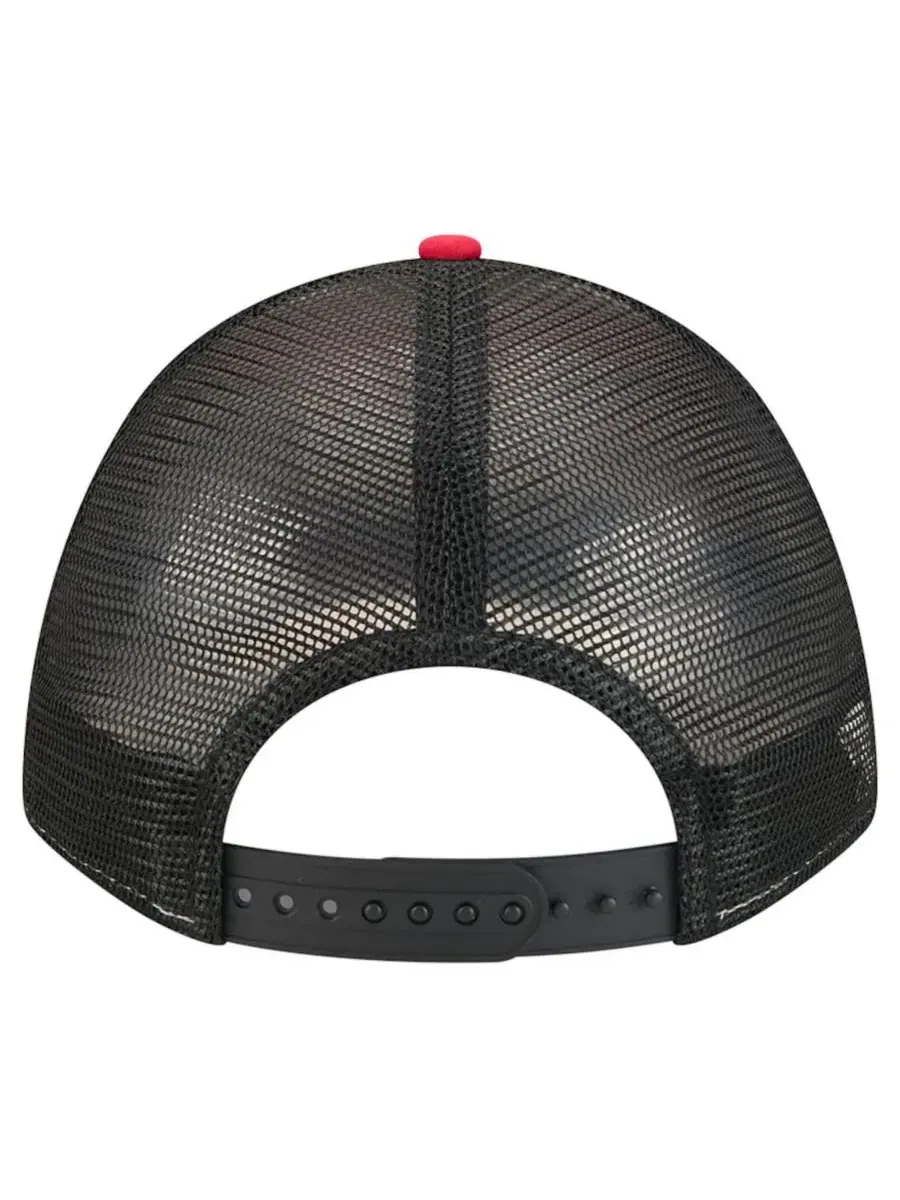 New Era Мужская красная регулируемая кепка San Francisco 49ers Linear A-Frame 9FORTY — изображение 3 из 5, красный