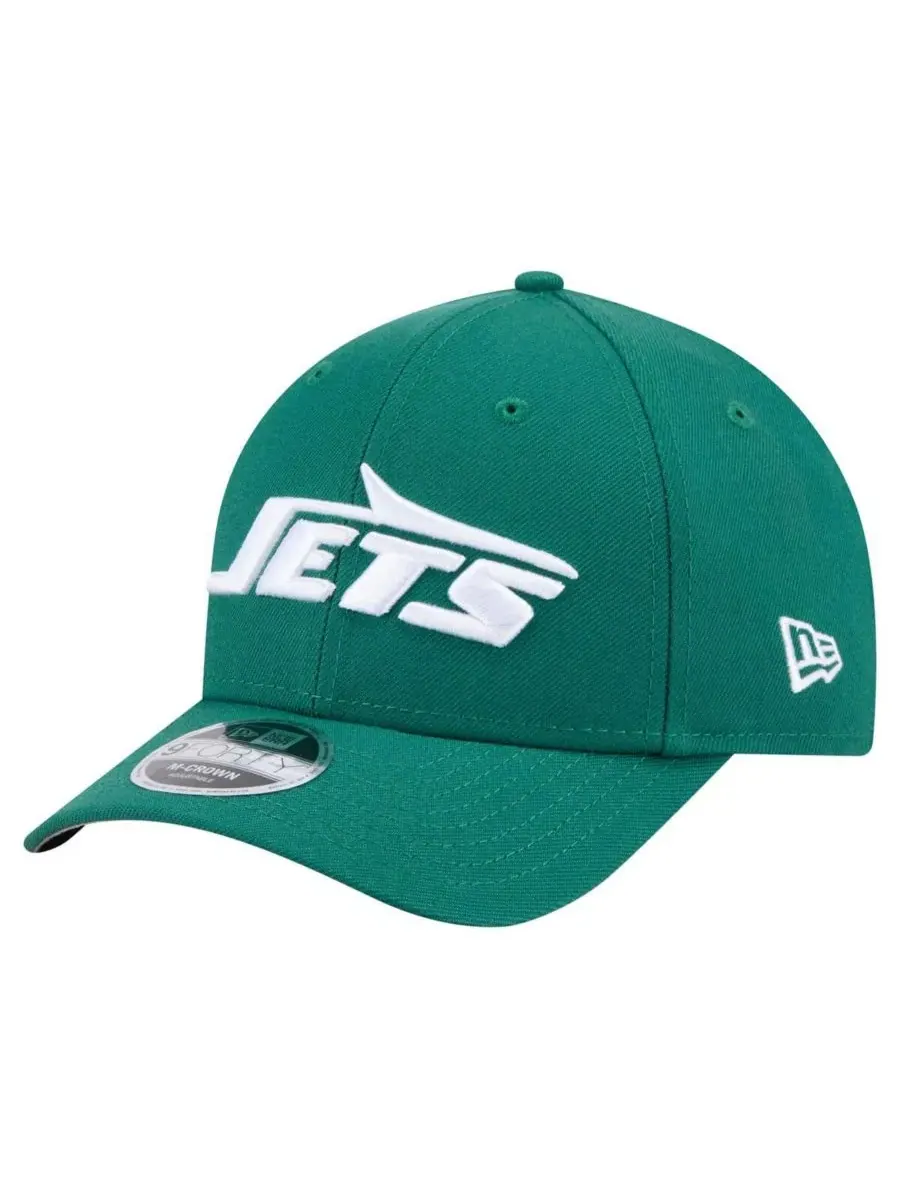 New Era Мужская зеленая кепка New York Jets Team Collection 9FORTY с регулируемой высотой тульи