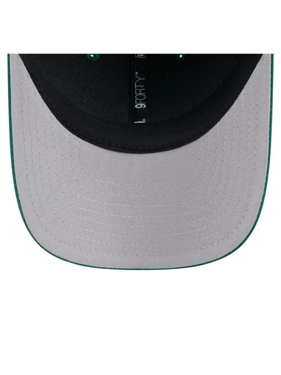 New Era Мужская зеленая кепка New York Jets Team Collection 9FORTY с регулируемой высотой тульи — изображение 2 из 5, зеленый