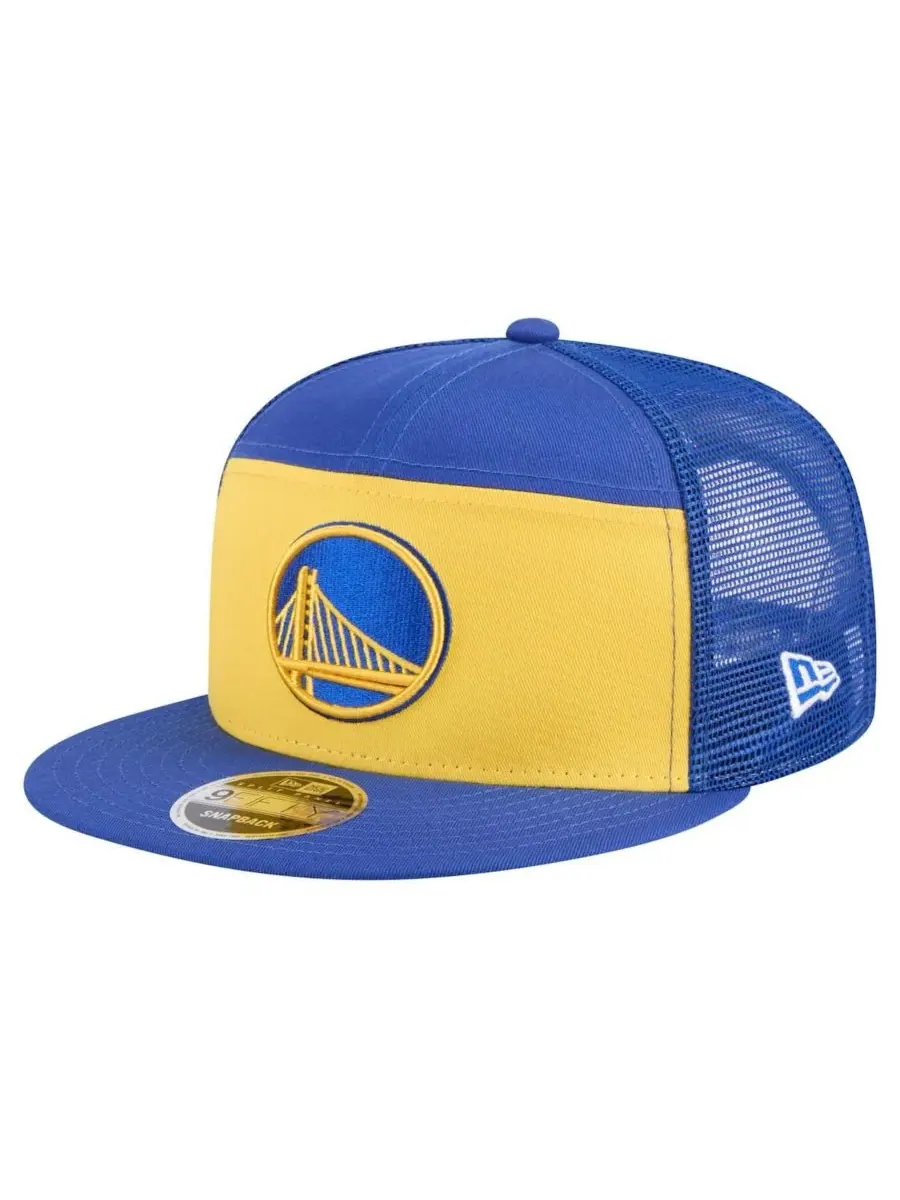 New Era Мужская бейсболка Golden State Warriors Outdoor Split Panel 9FIFTY Snapback