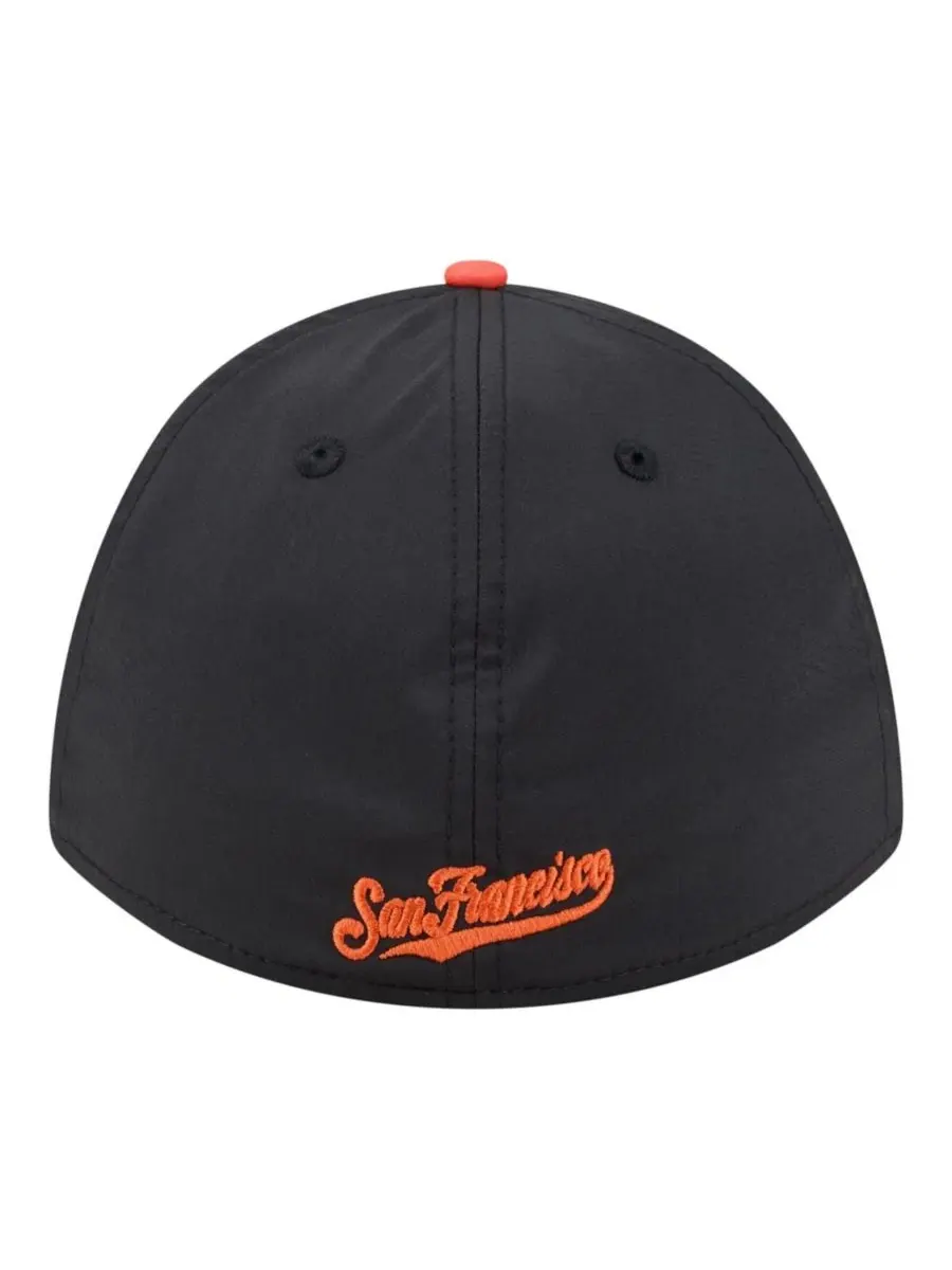 Кепка New Era San Francisco Giants Rope M-Crown A-Frame 39THIRTY Flex — изображение 4 из 5, черный оранжевый