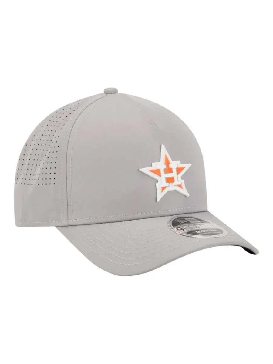 Бейсболка New Era Houston Astros Micro Logo 9FORTY M-Crown A-Frame Adjustable Hat — изображение 5 из 5, серый