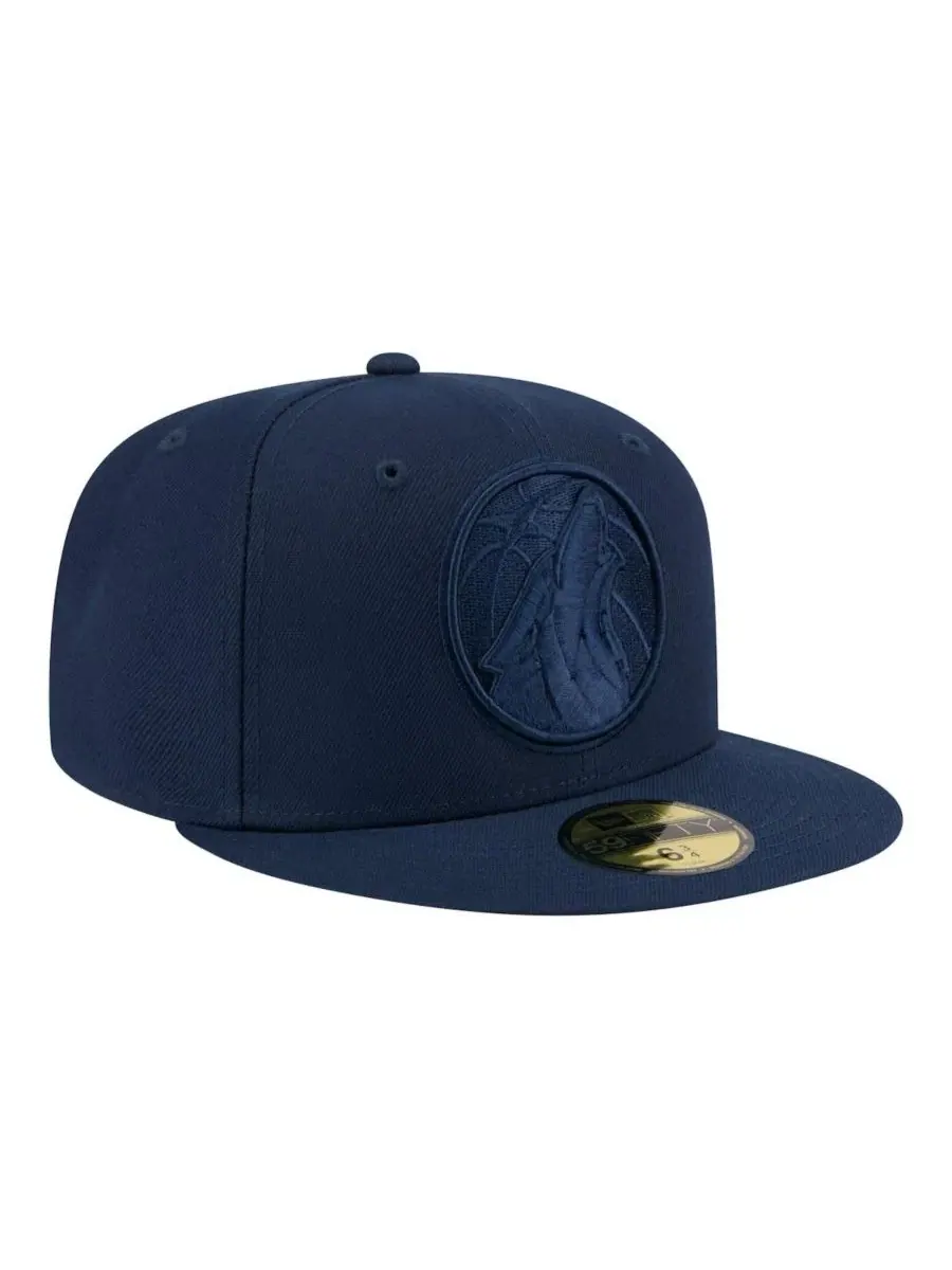 Кепка New Era 59FIFTY с вышивкой Minnesota Timberwolves — изображение 3 из 5, темно-синий