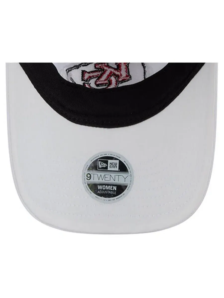 Кепка New Era 9TWENTY с вышивкой Kansas City Chiefs — изображение 5 из 5, белый