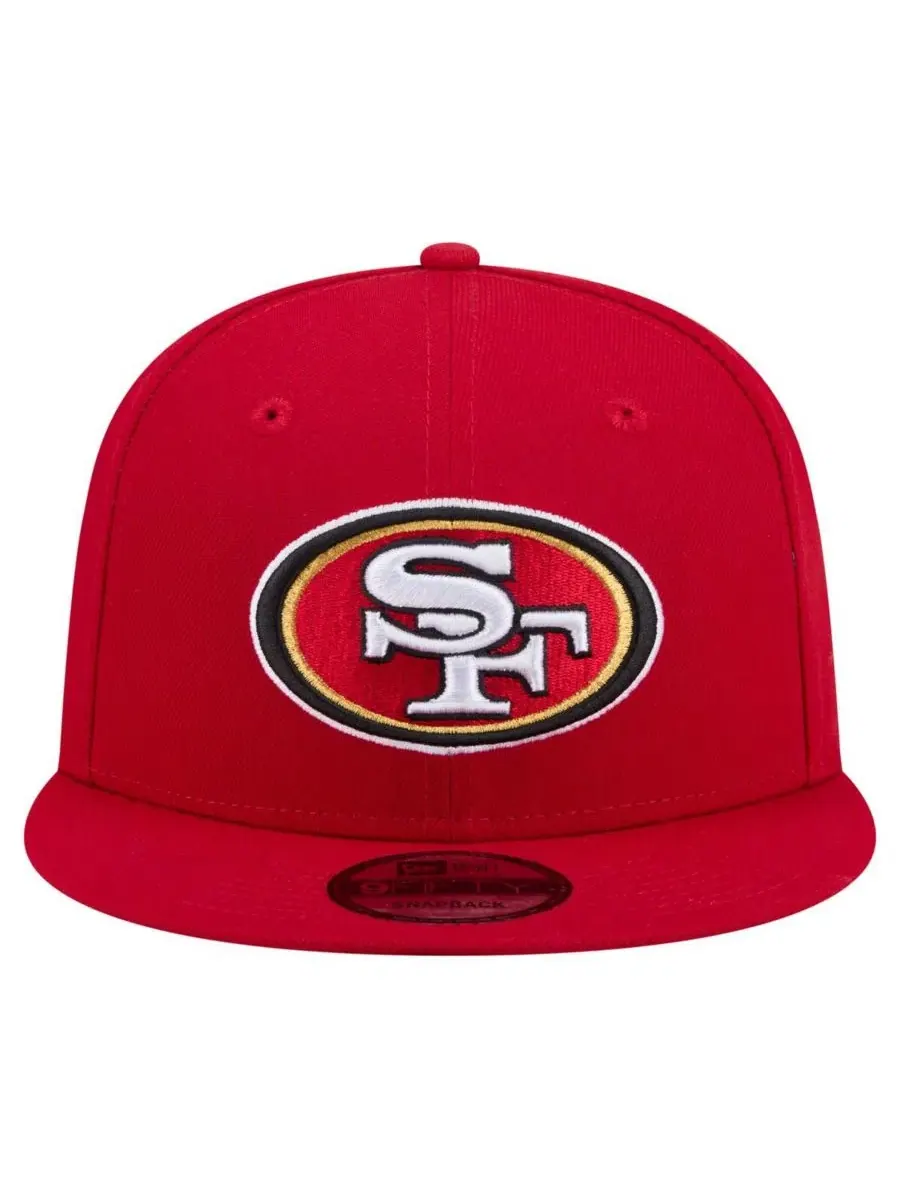 Кепка New Era 9FIFTY с вышивкой San Francisco 49ers — изображение 2 из 5, красный