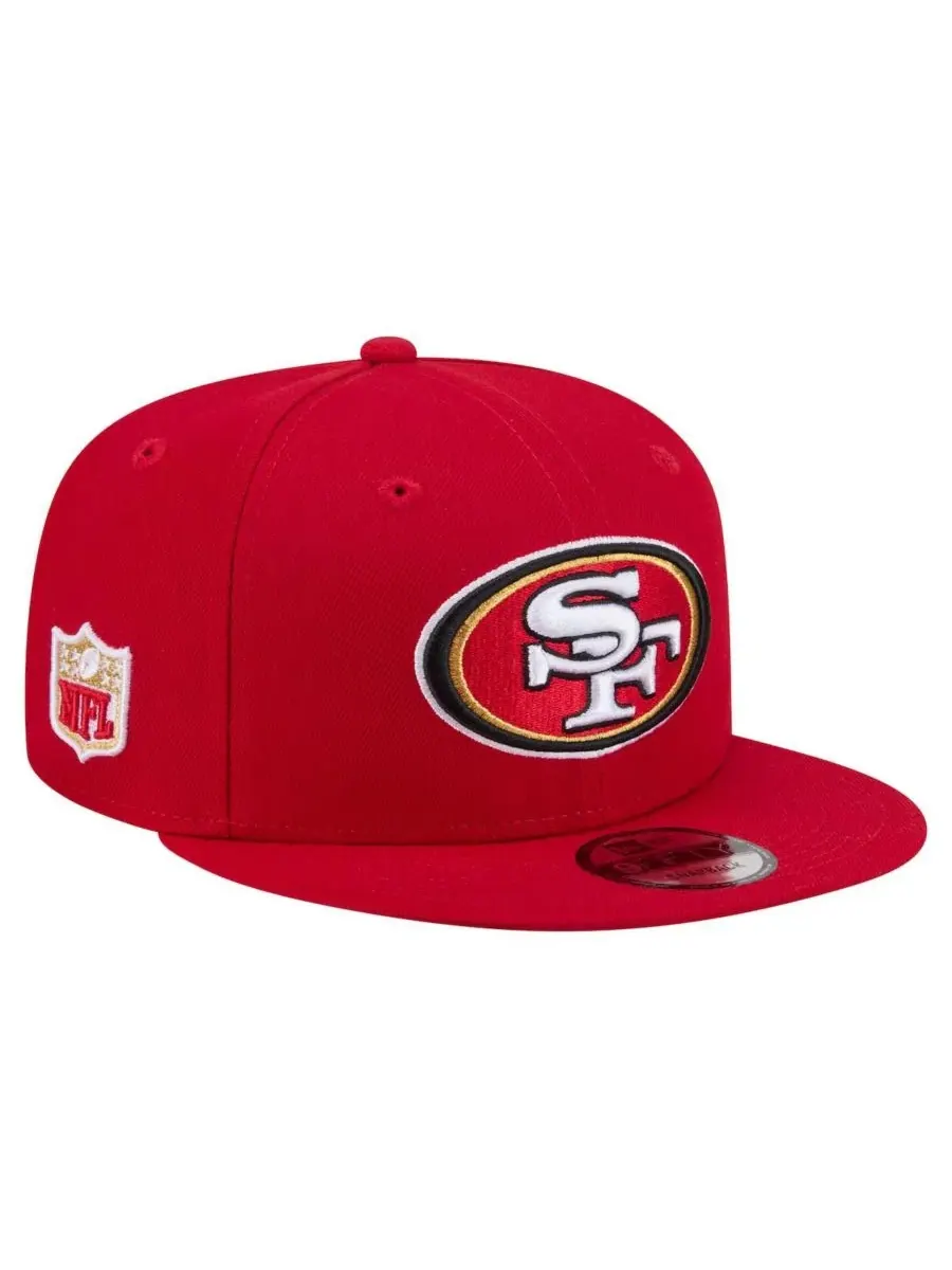 Кепка New Era 9FIFTY с вышивкой San Francisco 49ers — изображение 3 из 5, красный