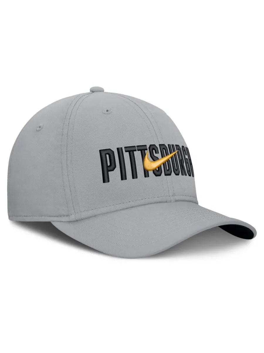 Кепка Nike Pittsburgh Pirates Primetime Rise Dri-FIT Flex — изображение 3 из 5, серый