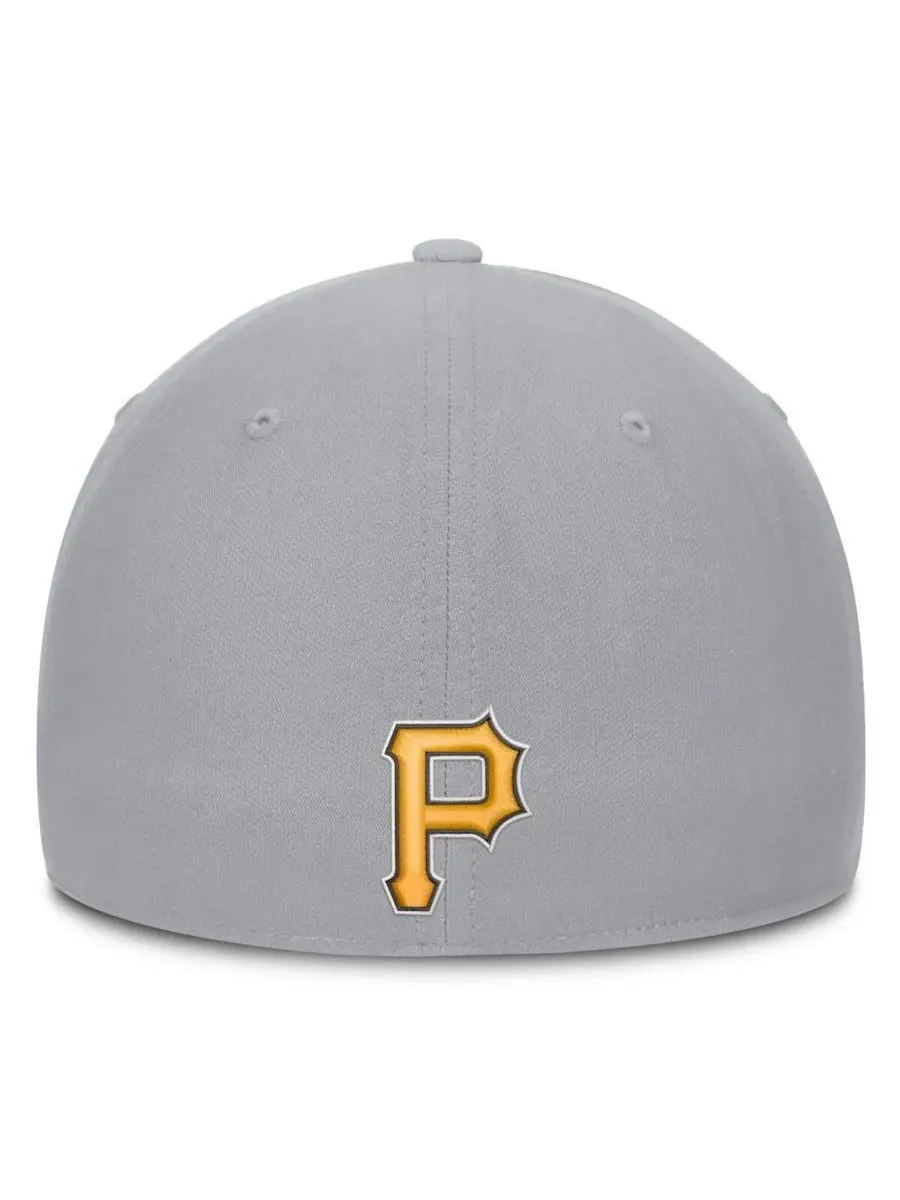 Кепка Nike Pittsburgh Pirates Primetime Rise Dri-FIT Flex — изображение 4 из 5, серый