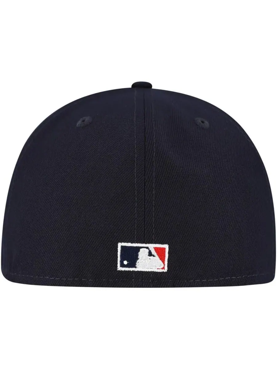 New Era Мужская темно-синяя бейсболка Cleveland Indians Cooperstown Collection Duo Logo 2.0 59FIFTY — изображение 4 из 4