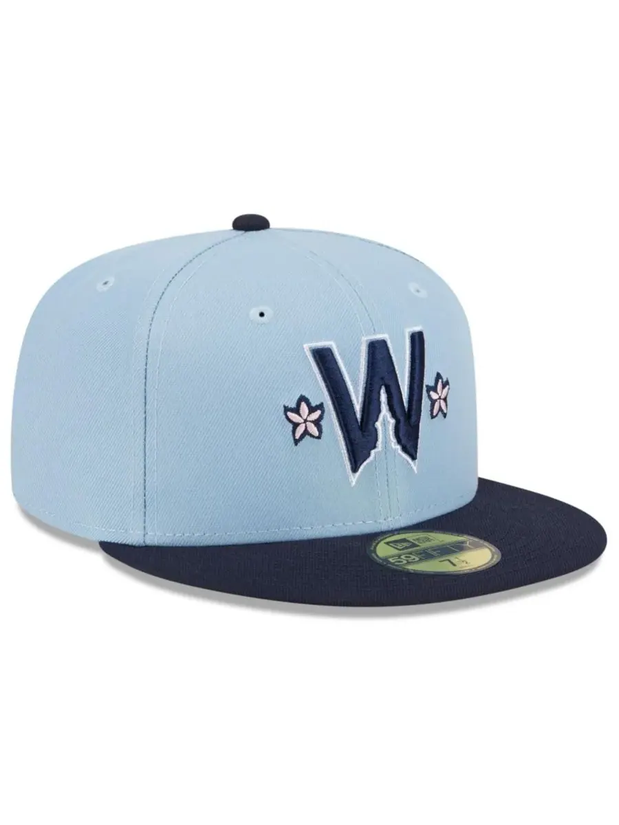 New Era Мужская синяя бейсболка Washington Nationals 2025 City Connect 59FIFTY — изображение 3 из 5, синий