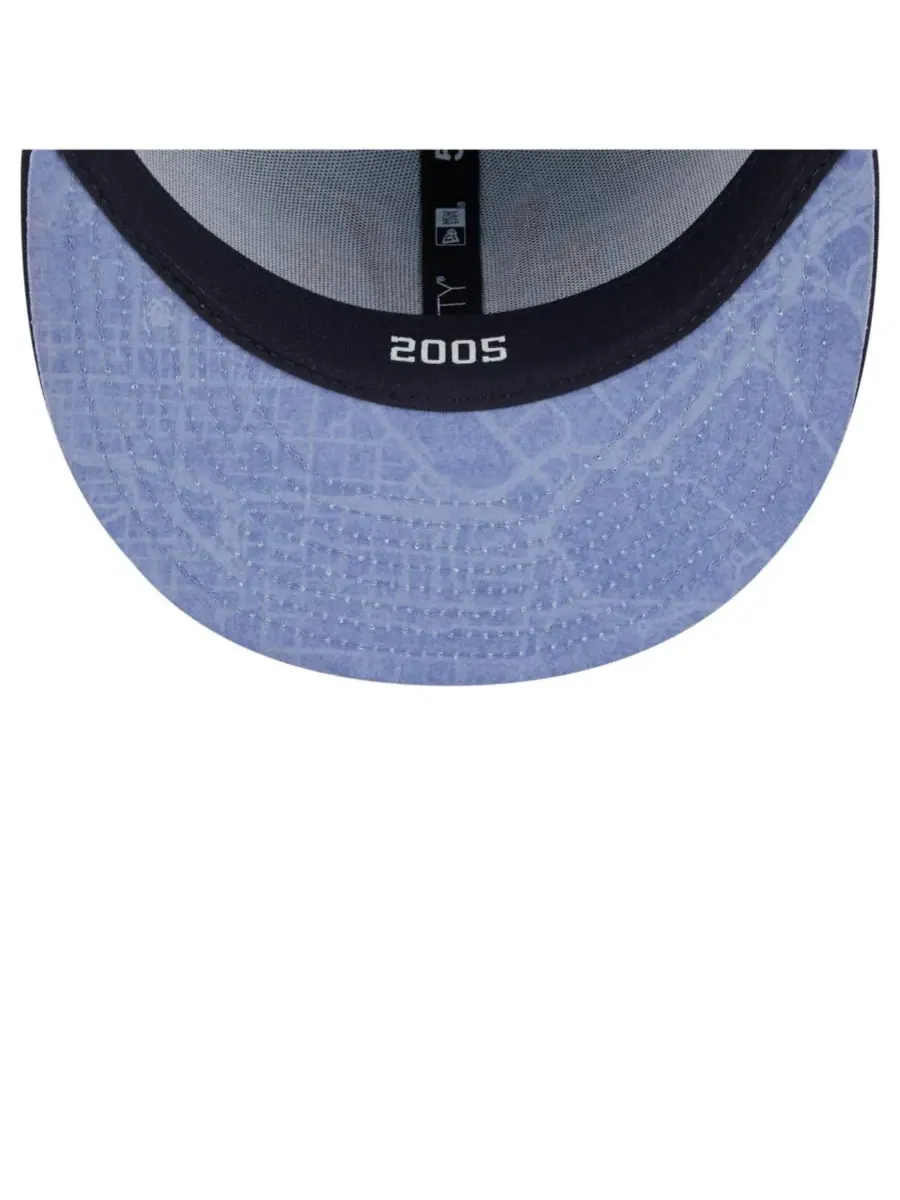New Era Мужская синяя бейсболка Washington Nationals 2025 City Connect 59FIFTY — изображение 5 из 5, синий