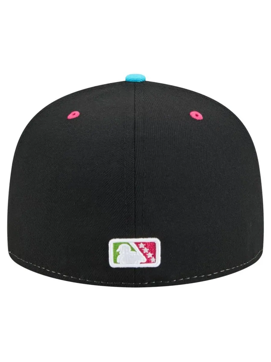 New Era Мужская кепка Modesto Nuts Copa de la Diversion 59FIFTY белого/светло-зеленого цвета — изображение 4 из 4