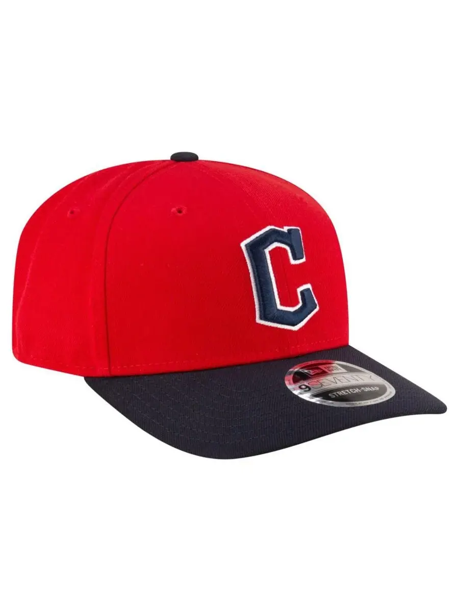 New Era Мужская красно-черная реплика бейсболки Cleveland Guardians Player 9SEVENTY с регулируемым — изображение 4 из 4