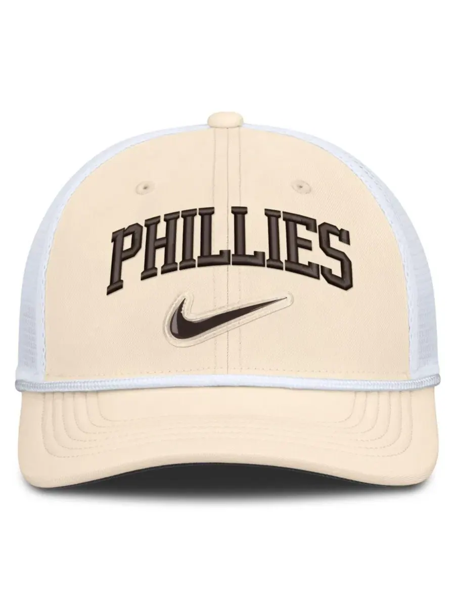 Кепка Nike Rise Dri-FIT Trucker Adjustable Hat — изображение 2 из 4, натуральный белый