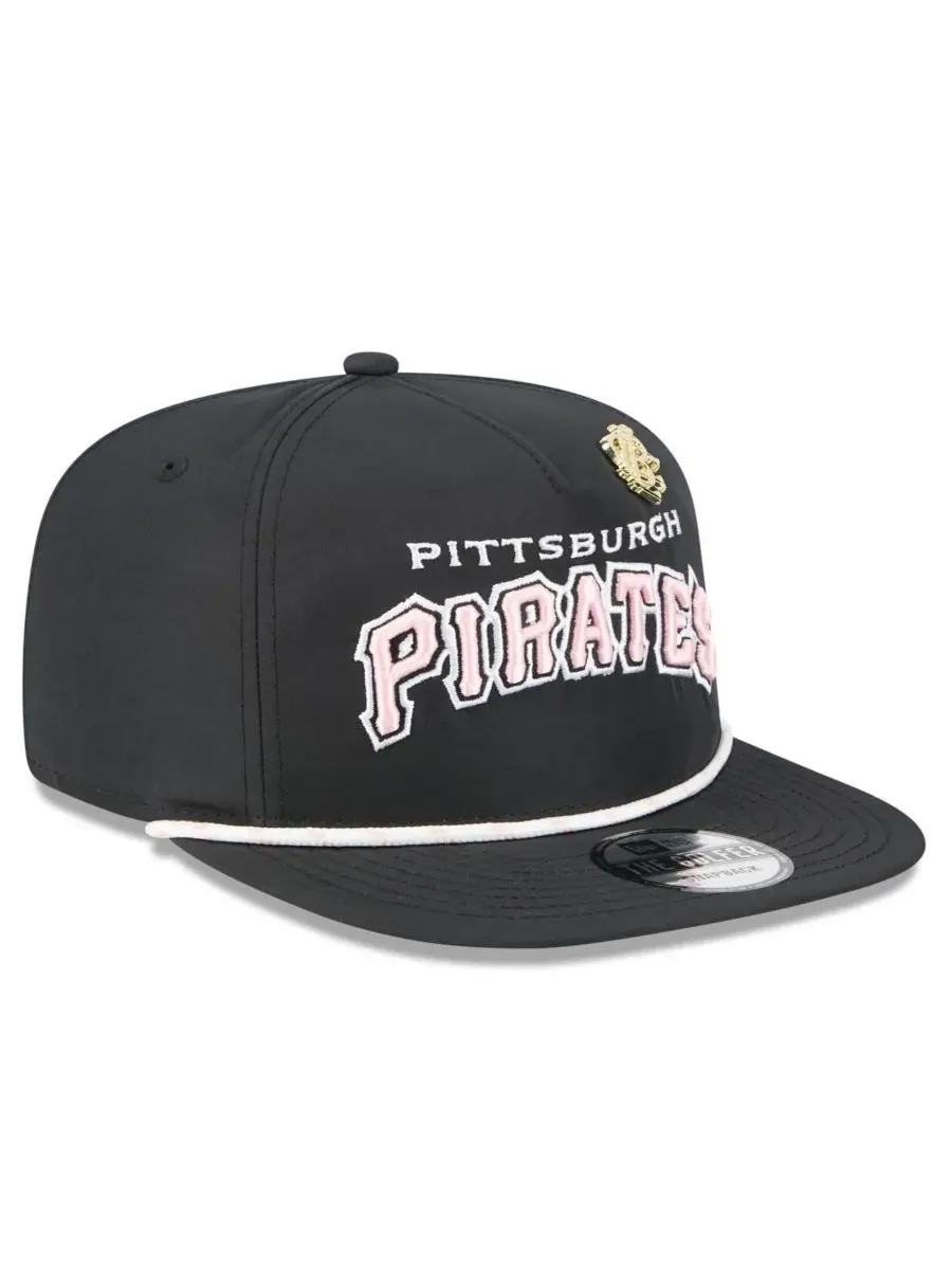 New Era Мужская черная бейсболка-снепбек Pittsburgh Pirates 2025 Big League Chew — изображение 4 из 5, черный