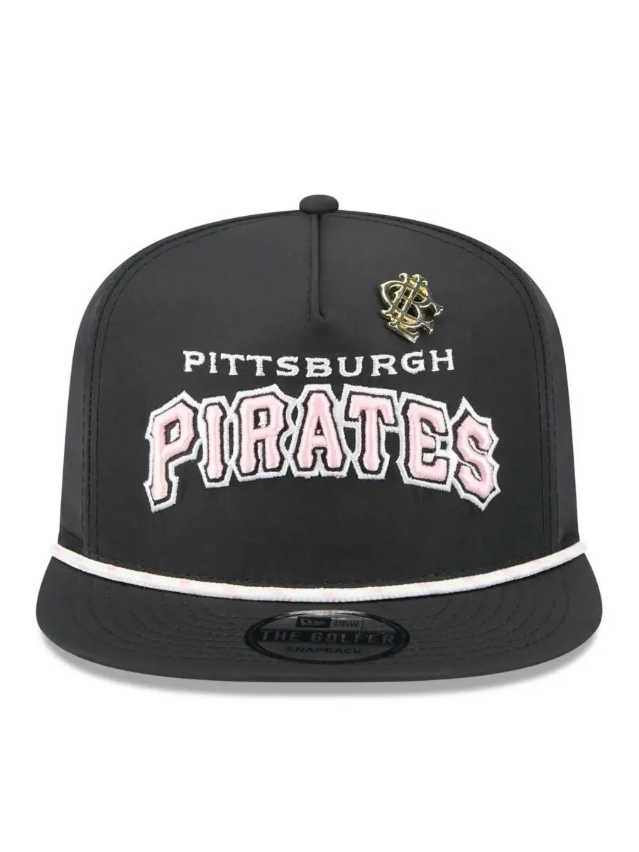 New Era Мужская черная бейсболка-снепбек Pittsburgh Pirates 2025 Big League Chew — изображение 5 из 5, черный