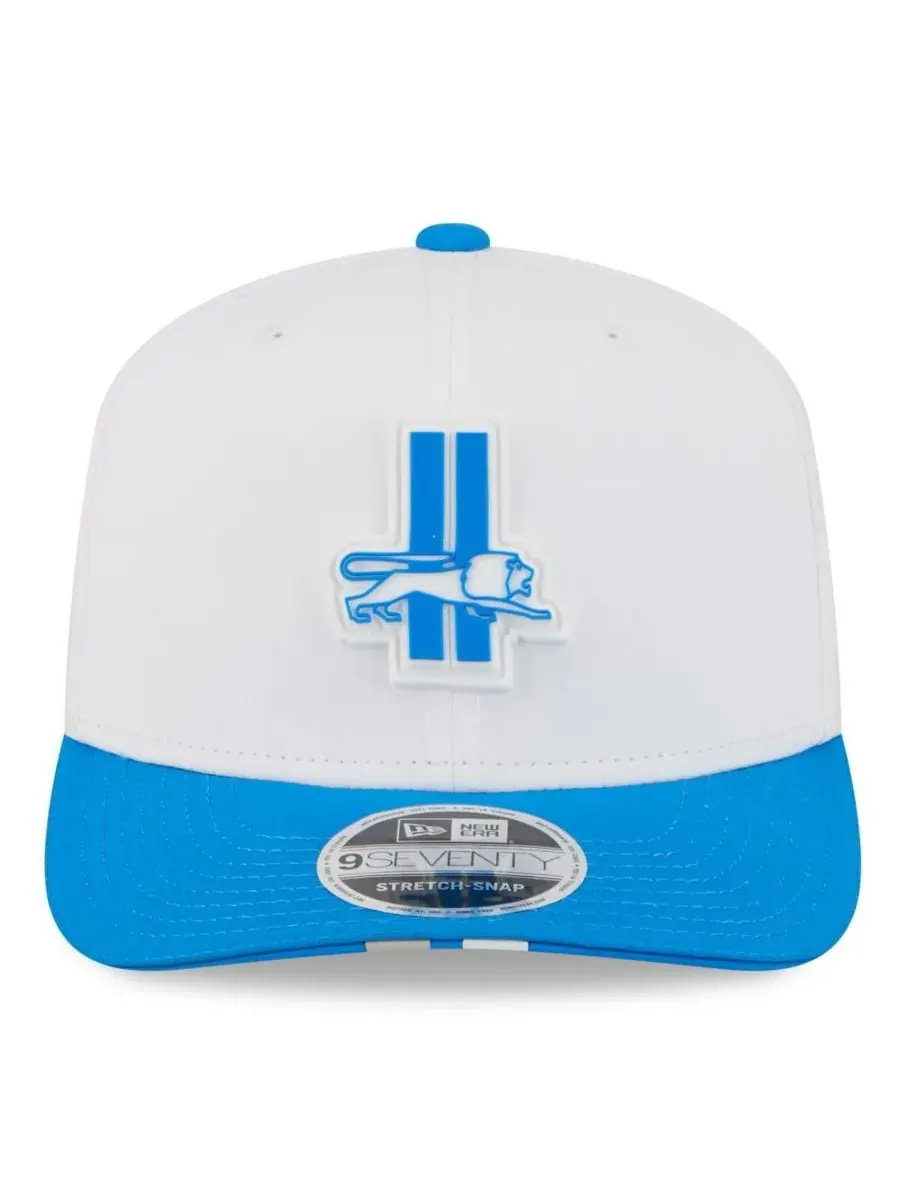 New Era Мужская бело-синяя регулируемая кепка Detroit Lions с логотипом тренировочного лагеря НФЛ — изображение 2 из 4