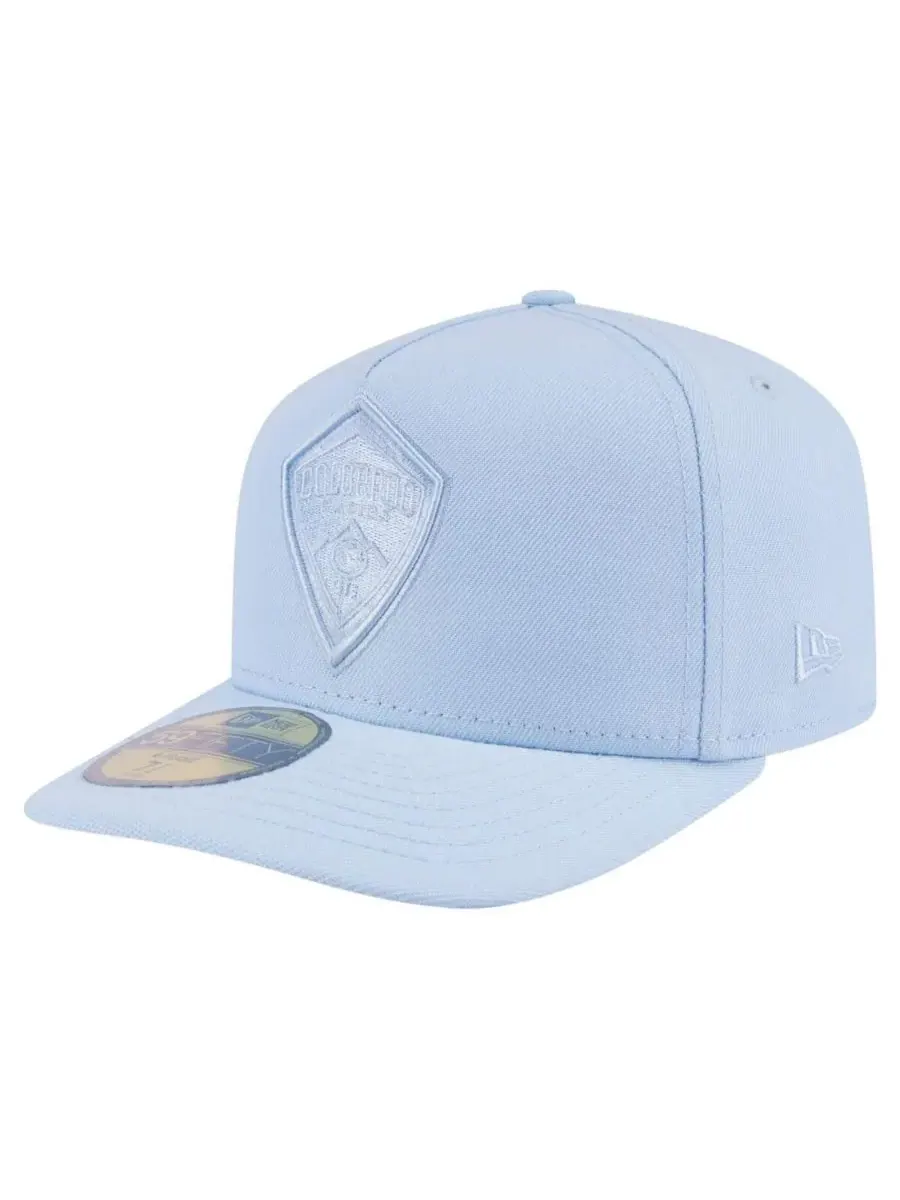 New Era Мужская светло-голубая кепка Colorado Rapids Color Pack A-Frame 59FIFTY Fitted Hat