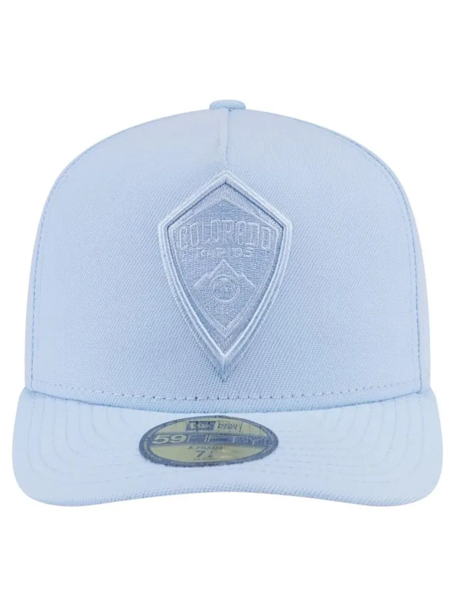 New Era Мужская светло-голубая кепка Colorado Rapids Color Pack A-Frame 59FIFTY Fitted Hat — изображение 3 из 4