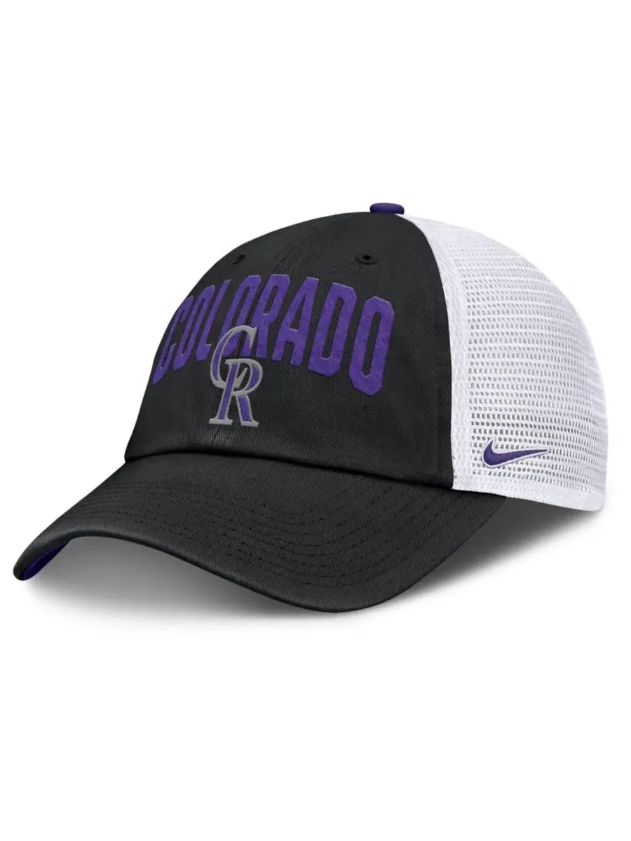 Бейсболка-тракер с вышитым логотипом Colorado Rockies Nike
