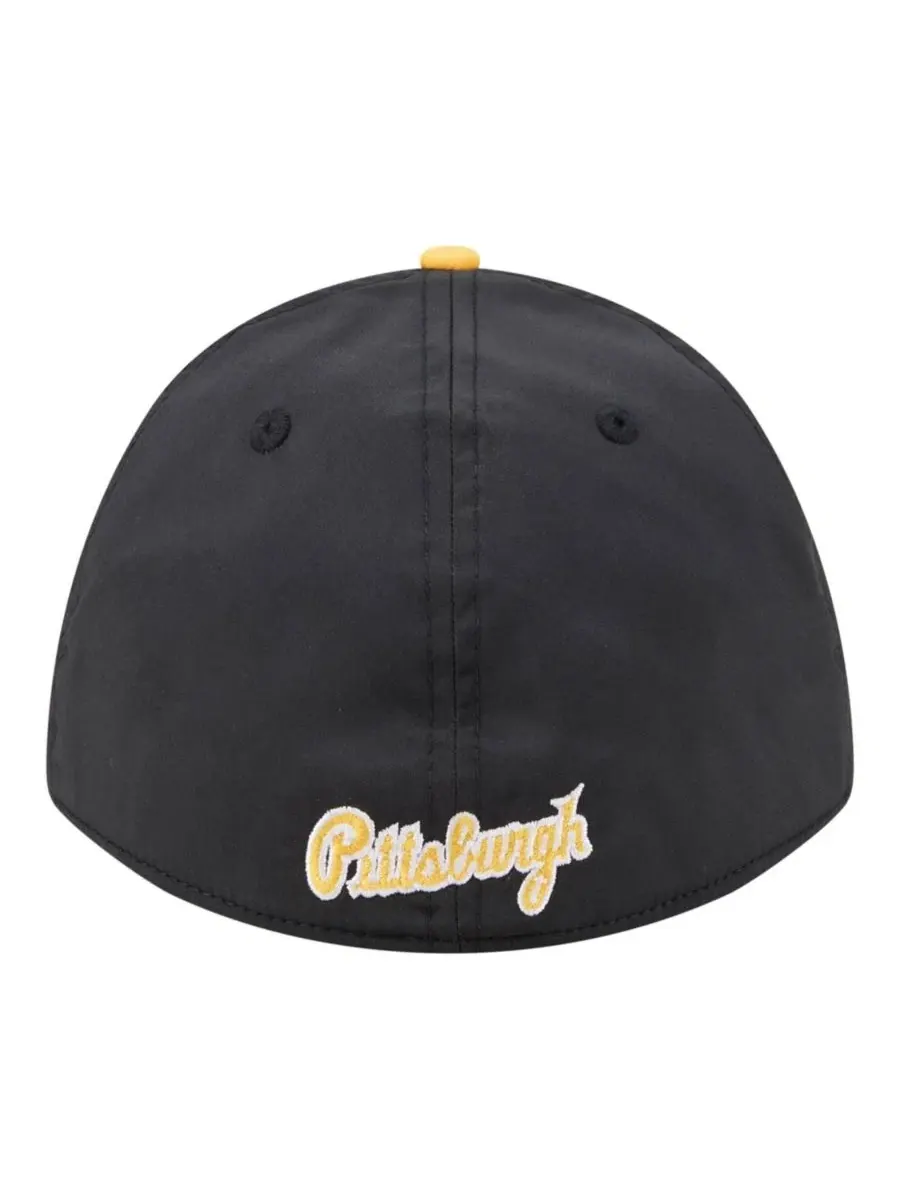 Бейсболка M-Crown с плетеной отделкой Pittsburgh Pirates New Era — изображение 4 из 5, черный золотистый