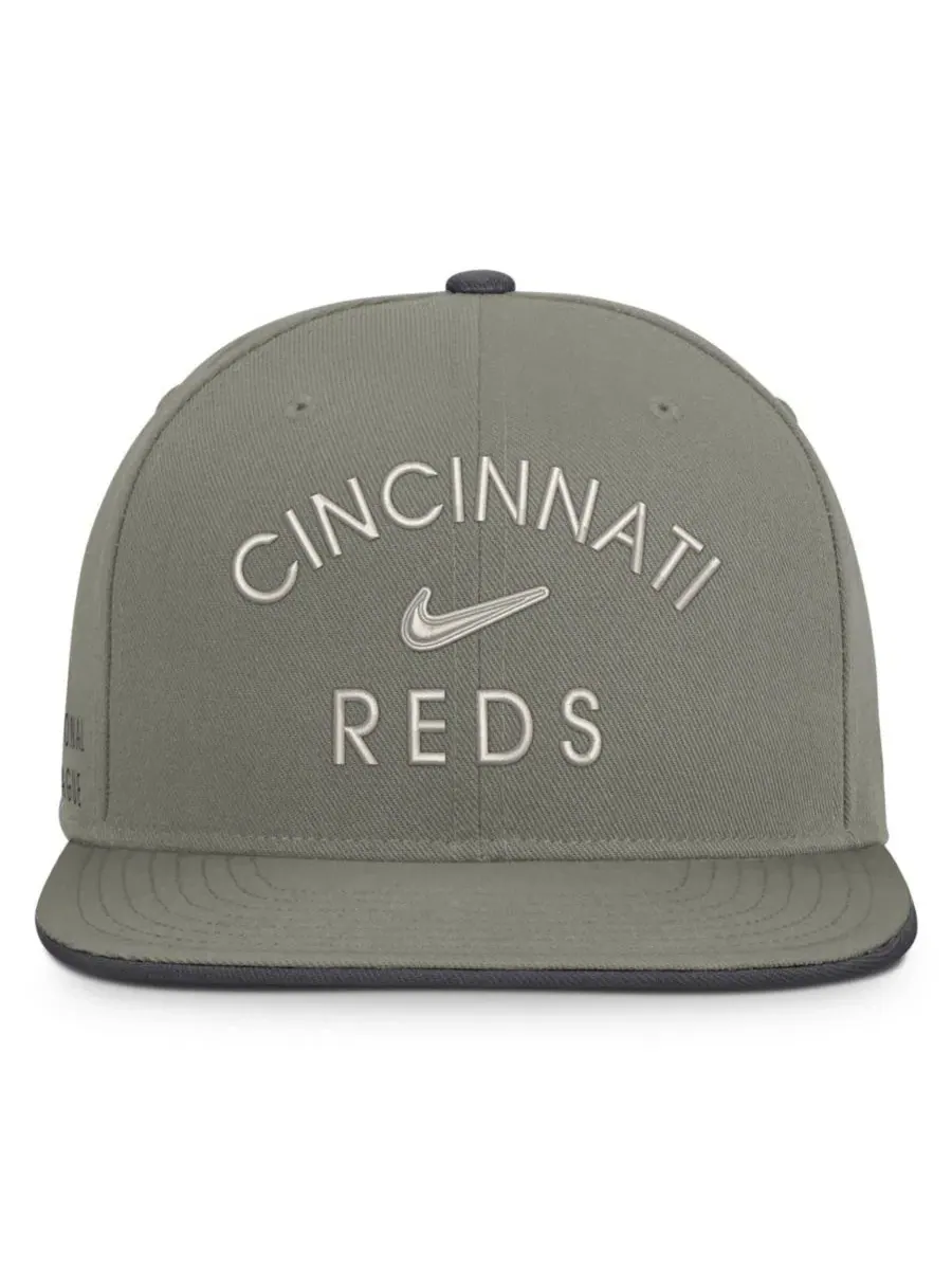 Кепка Nike Pro Dri-FIT snapback Cincinnati Reds — изображение 2 из 5, серый