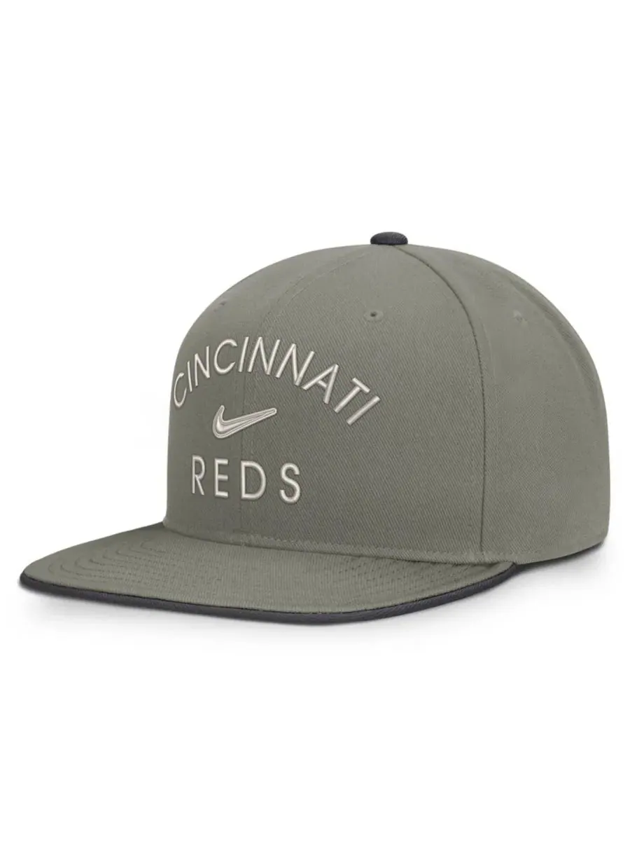 Кепка Nike Pro Dri-FIT snapback Cincinnati Reds — изображение 3 из 5, серый