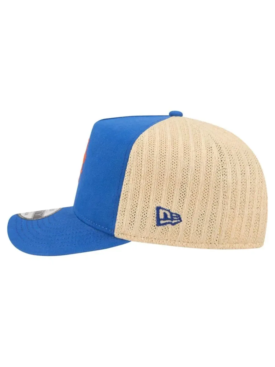 Кепка-тракер с вышитым логотипом New York Mets New Era, Royal Natural — изображение 6 из 7, прозрачный