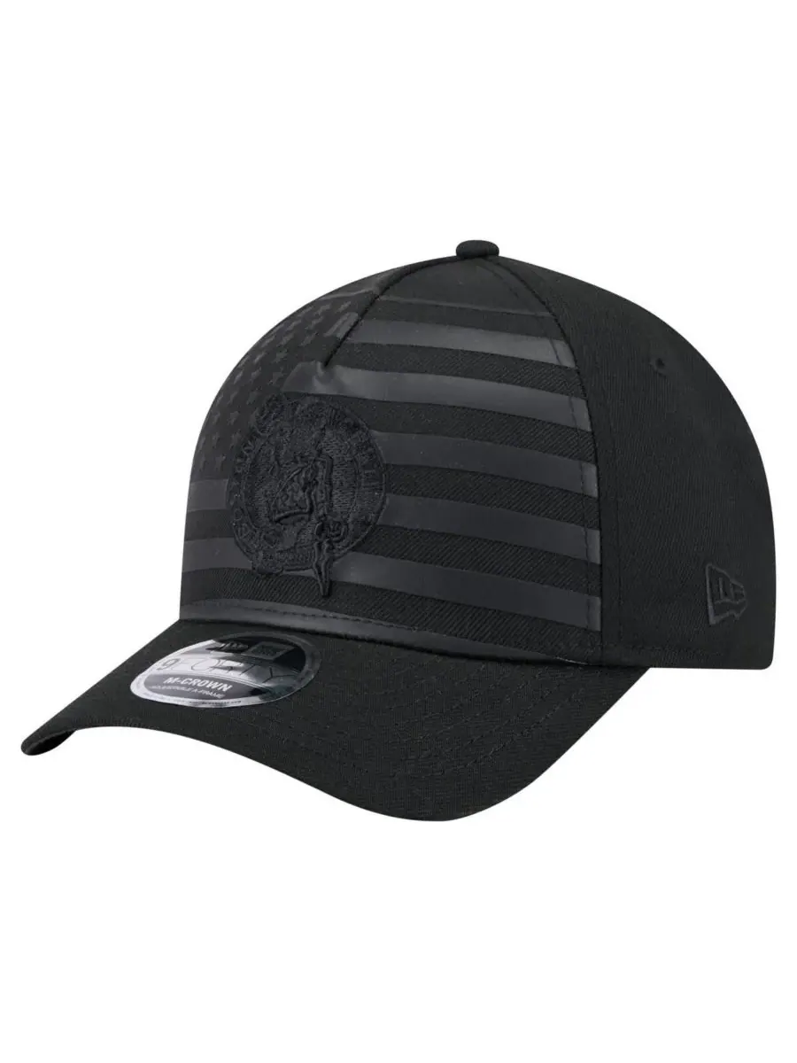 New Era Мужская черная регулируемая кепка Boston Celtics Game Day Flag A-Frame 9FORTY