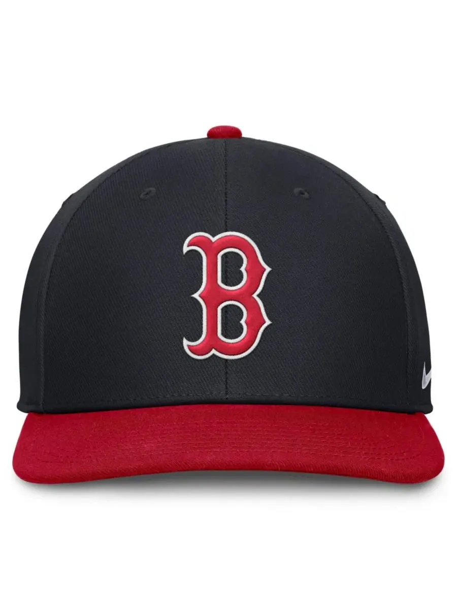 Кепка-снэпбек Nike с вышитым логотипом Boston Red Sox — изображение 2 из 4, темно-синий красный